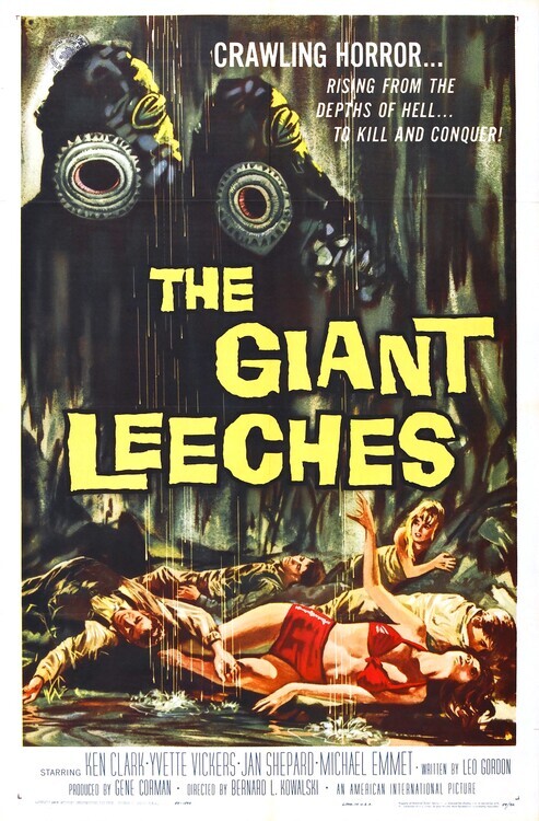 Europosters Plakát, Obraz - Attack Of Giant Leeches, 26.7 × 40 cm