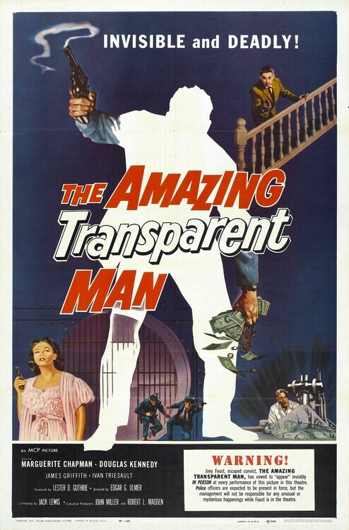 Europosters Plakát, Obraz - Amazing Transparent Man, 26.7 × 40 cm