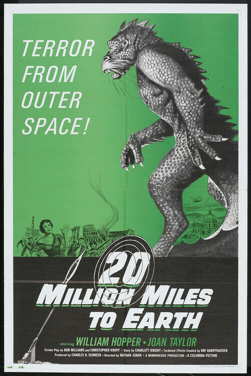Europosters Plakát, Obraz - 20 Million Miles To Earth, 26.7 × 40 cm