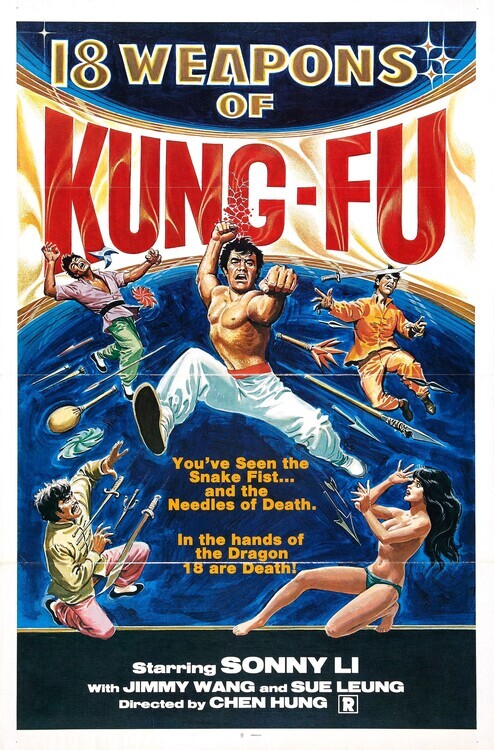 Europosters Plakát, Obraz - 18 Weapons Of Kung Fu, 26.7 × 40 cm