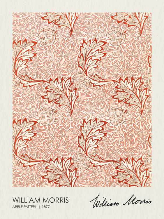 William Morris Plakát, Obraz - Apple Pattern (1877), William Morris, 30 × 40 cm