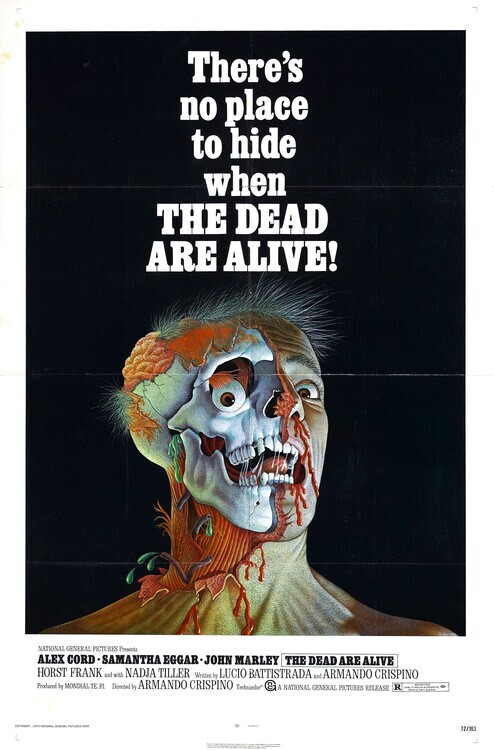 Europosters Plakát, Obraz - Dead Are Alive 1972, 26.7 × 40 cm