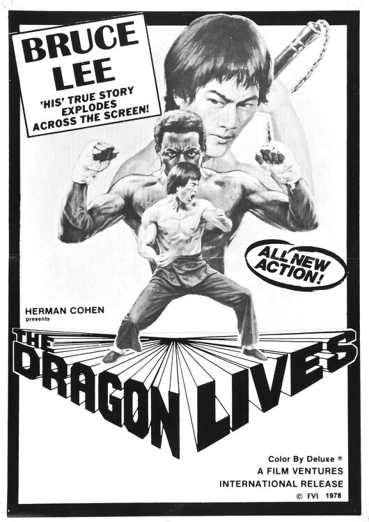 Europosters Plakát, Obraz - Bruce Lee Man Myth 02, 30 × 40 cm