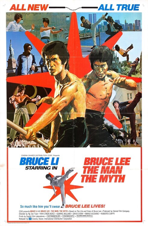 Europosters Plakát, Obraz - Bruce Lee Man Myth, 26.7 × 40 cm