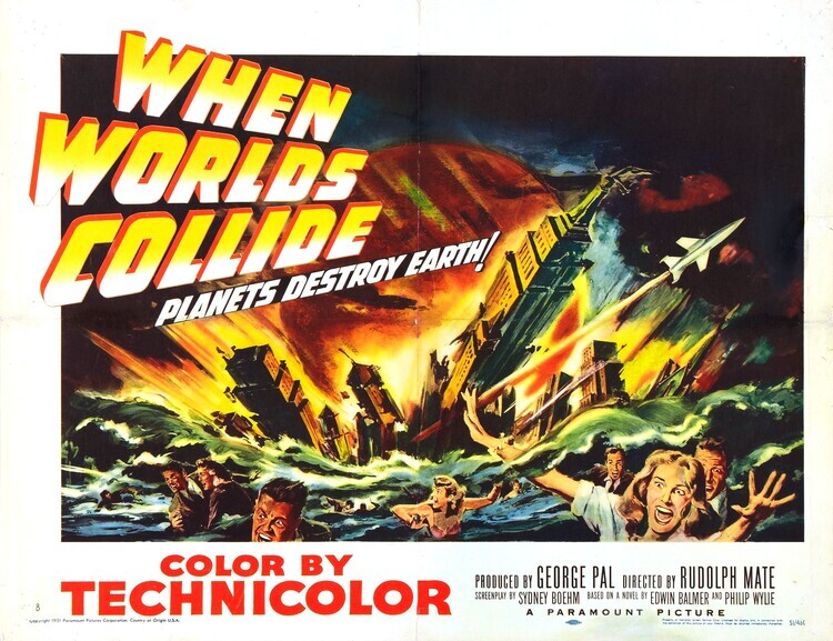 Europosters Plakát, Obraz - When Worlds Collide 03, 40 × 30 cm