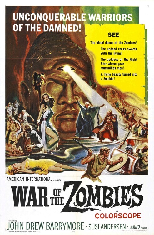 Europosters Plakát, Obraz - War Of Zombies, 26.7 × 40 cm
