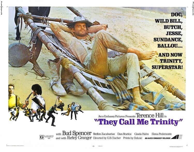 Europosters Plakát, Obraz - They Call Me Trinity 02, 40 × 30 cm