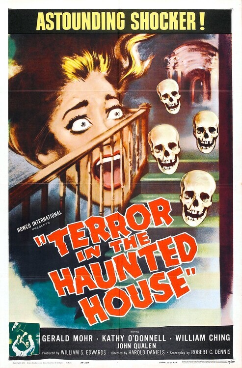 Europosters Plakát, Obraz - Terror In Haunted House, 26.7 × 40 cm