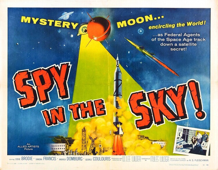 Europosters Plakát, Obraz - Spy In Sky 02, 40 × 30 cm