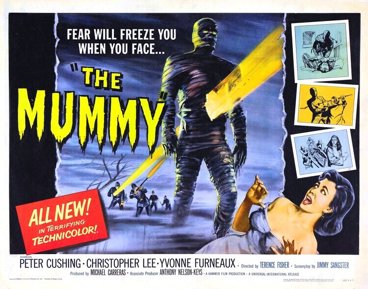 Europosters Plakát, Obraz - Mummy 1959 02, 40 × 30 cm