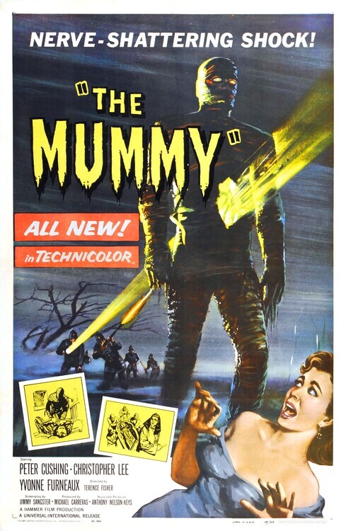 Europosters Plakát, Obraz - Mummy 1959, 26.7 × 40 cm