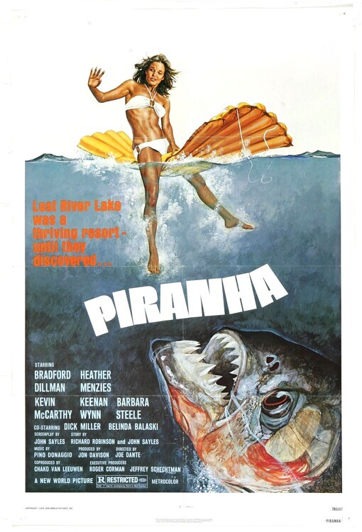 Europosters Plakát, Obraz - Piranha, 26.7 × 40 cm