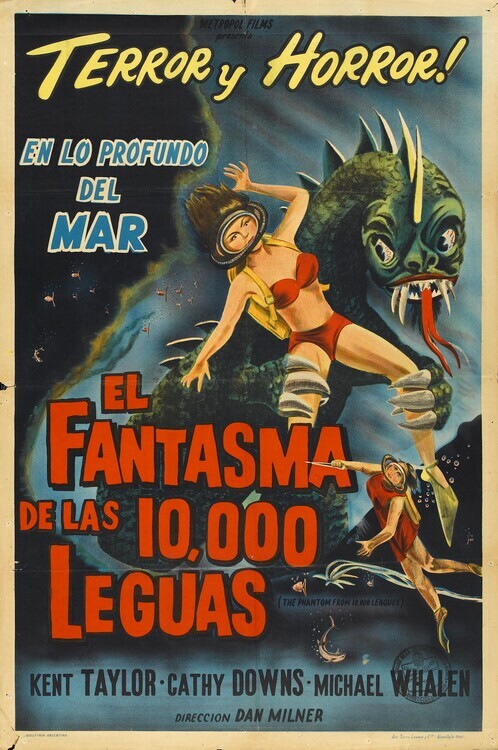 Europosters Plakát, Obraz - Phantom From 10000 Leagues 04, 26.7 × 40 cm