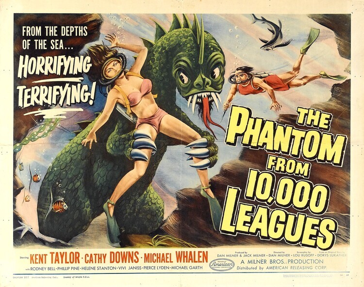 Europosters Plakát, Obraz - Phantom From 10000 Leagues 02, 40 × 30 cm