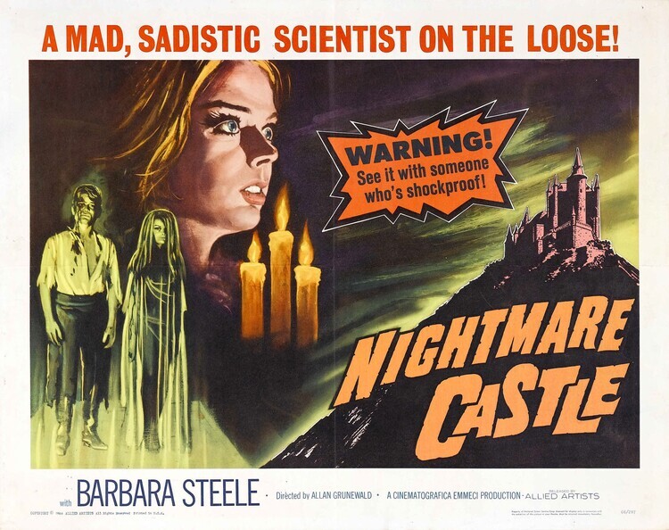 Europosters Plakát, Obraz - Nightmare Castle 02 0, 40 × 30 cm