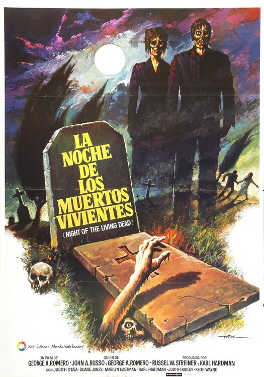Europosters Plakát, Obraz - Night Of Living Dead 1968 05, 26.7 × 40 cm