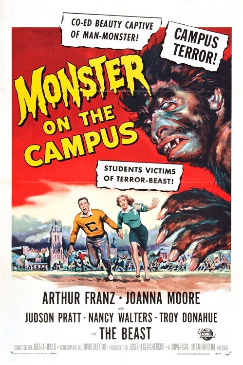 Europosters Plakát, Obraz - Monster On Campus, 26.7 × 40 cm
