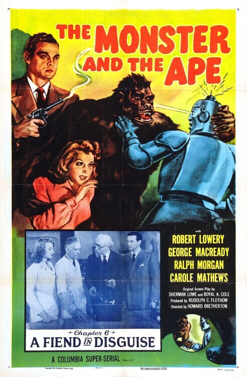 Europosters Plakát, Obraz - Monster And Ape, 26.7 × 40 cm