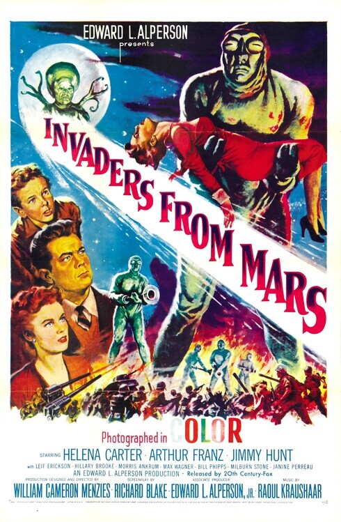 Europosters Plakát, Obraz - Invaders From Mars, 26.7 × 40 cm