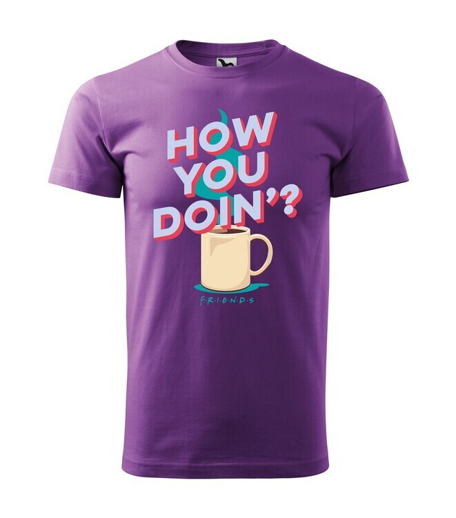 Europosters Tričko Friends - How You Doin'?, Pánské, Regular, 3XL