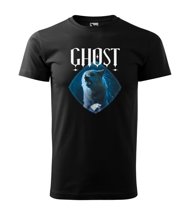 Europosters Tričko Game of Thrones - Ghost, Pánské, Regular, L