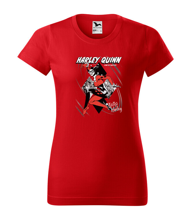 Europosters Tričko Harley Quinn - Come Out and Play!, Dámské, Regular, S