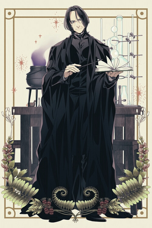 Europosters Plakát, Obraz - Harry Potter - Snape in his habitat, 26.7 × 40 cm