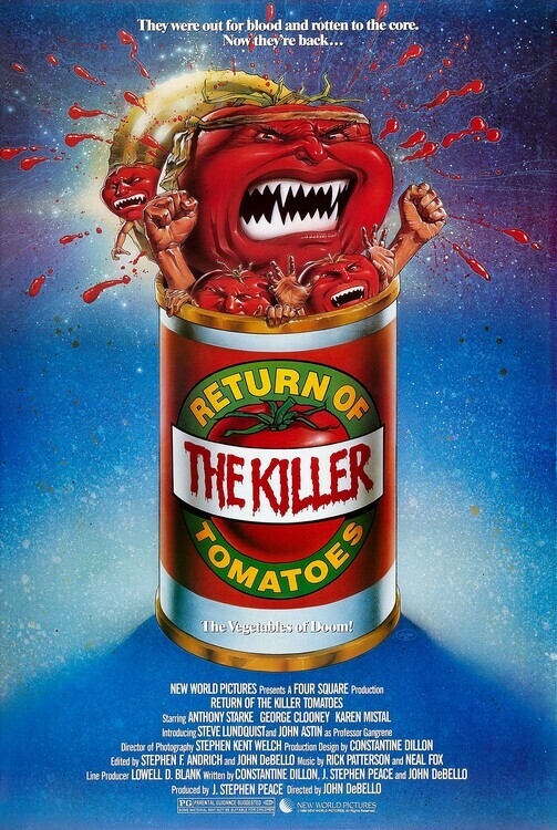 Europosters Plakát, Obraz - Return Of The Killer Tomatoes, 26.7 × 40 cm