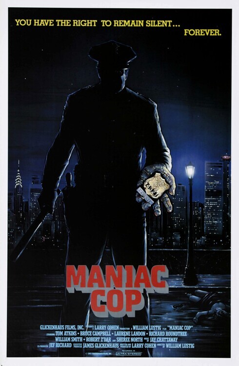 Europosters Plakát, Obraz - Maniac Cop, 26.7 × 40 cm