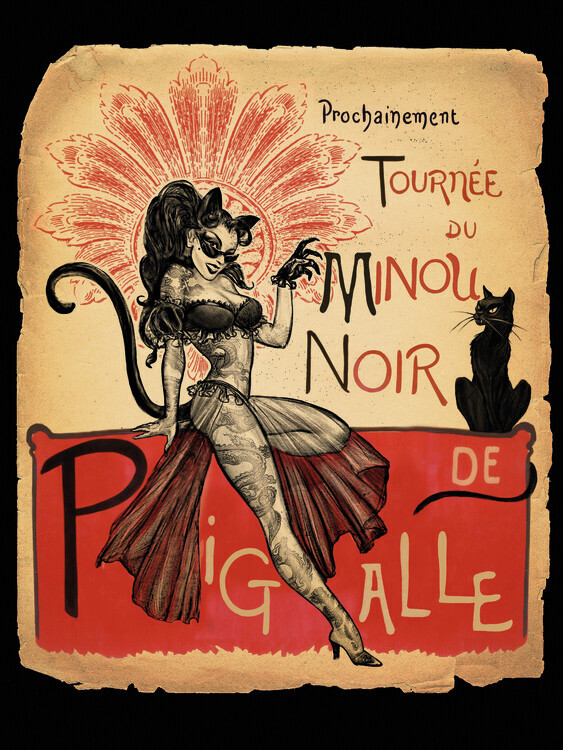 Alchemy Plakát, Obraz - Tournee Minou Noir, Alchemy, 30 × 40 cm