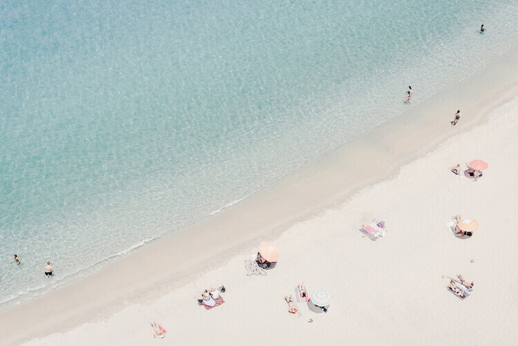 Photolovers Plakát, Obraz - Aerial beach view, Photolovers, 40 × 26.7 cm