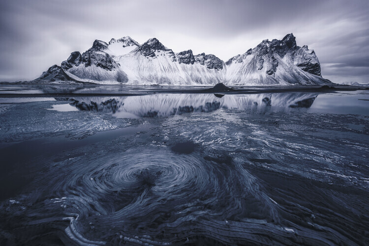 Jorge Ruiz Dueso Plakát, Obraz - Ice on Stokksnes, Jorge Ruiz Dueso, 40 × 26.7 cm
