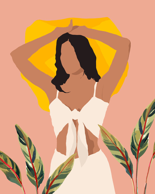 Uma Gokhale Plakát, Obraz - Fold Up the Sun, Uma Gokhale, 30 × 40 cm