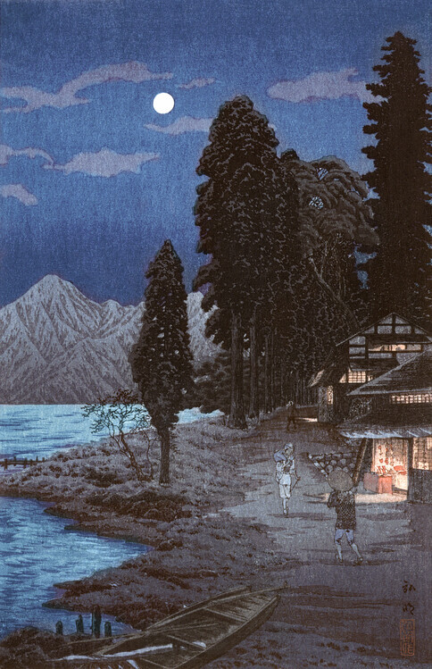 Hiroaki Takahashi Plakát, Obraz - Lake Chūzenji (ca.1929), Hiroaki Takahashi, 26.7 × 40 cm