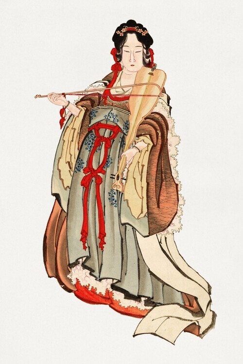 Katsushika Hokusai Plakát, Obraz - Benten (Goddess of Love), Katsushika Hokusai, 26.7 × 40 cm