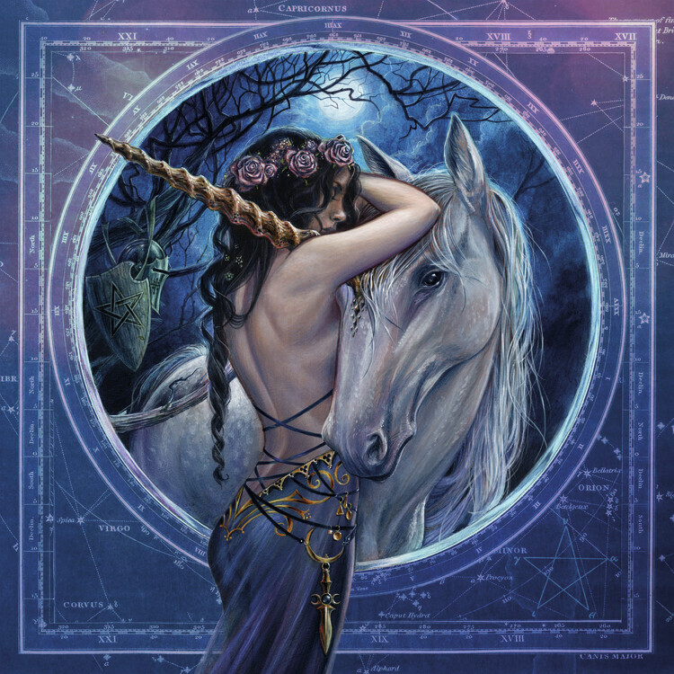 Europosters Plakát, Obraz - Mythicorn, 40 × 40 cm