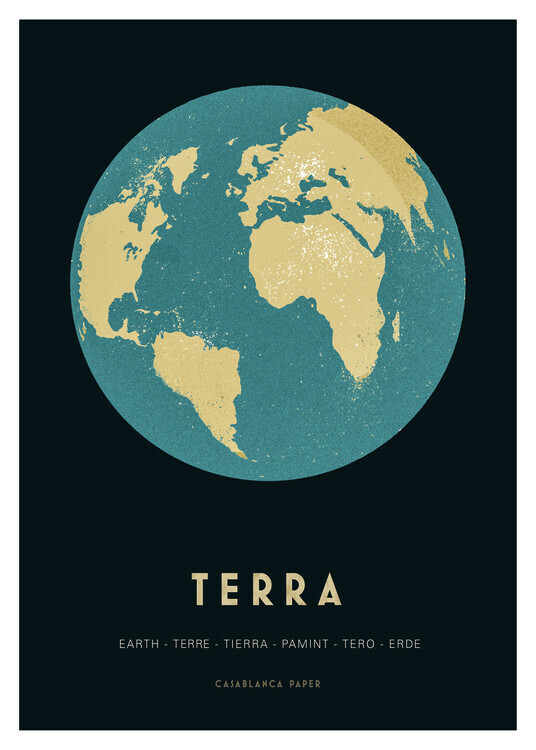 Erik Wintzell Plakát, Obraz - Terra, Erik Wintzell, 30 × 40 cm
