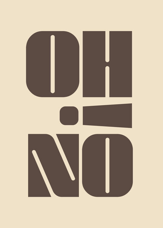 Andreas Magnusson Plakát, Obraz - Oh No!, Andreas Magnusson, 30 × 40 cm