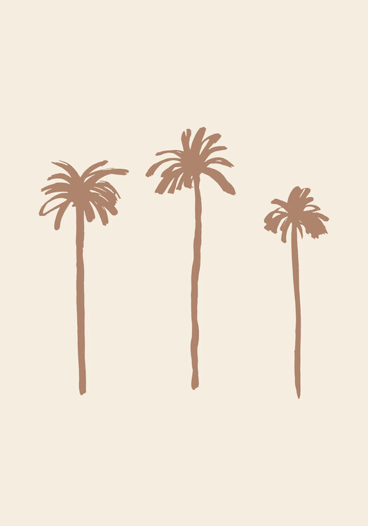 Pictufy Studio Plakát, Obraz - Palms, Pictufy Studio, 26.7 × 40 cm