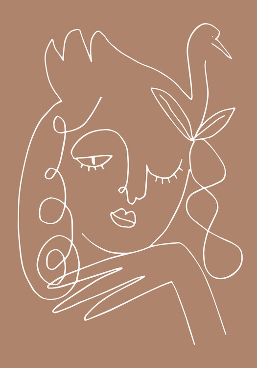 Pictufy Studio Plakát, Obraz - Line Art, Pictufy Studio, 26.7 × 40 cm
