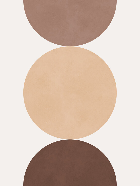 Vitor Costa Plakát, Obraz - Circle composition 14, Vitor Costa, 30 × 40 cm