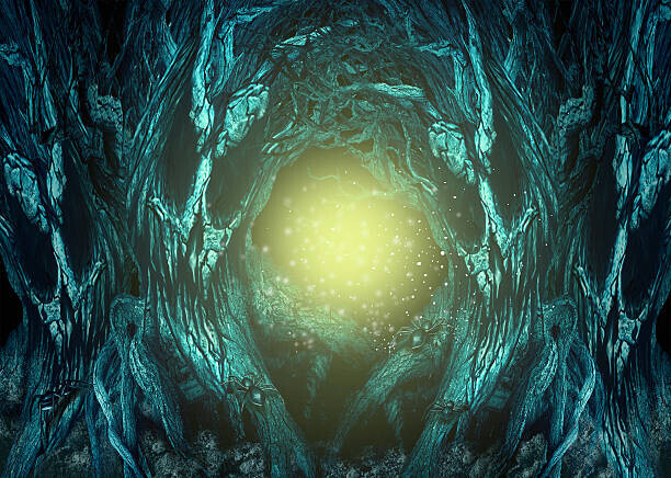 wildpixel Plakát, Obraz - Haunted Forest, wildpixel, 40 × 30 cm