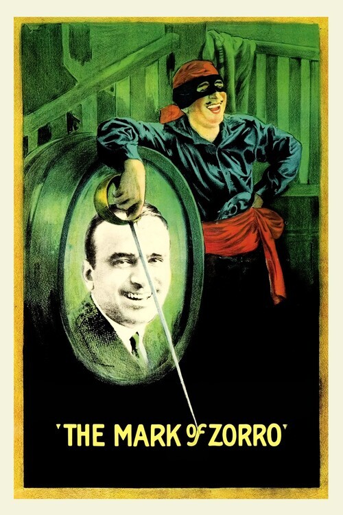 Europosters Plakát, Obraz - The Mark of Zorro (1920), 26.7 × 40 cm