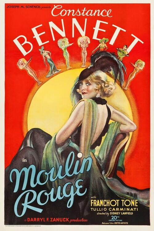 Europosters Plakát, Obraz - Moulin Rouge (1934), 26.7 × 40 cm