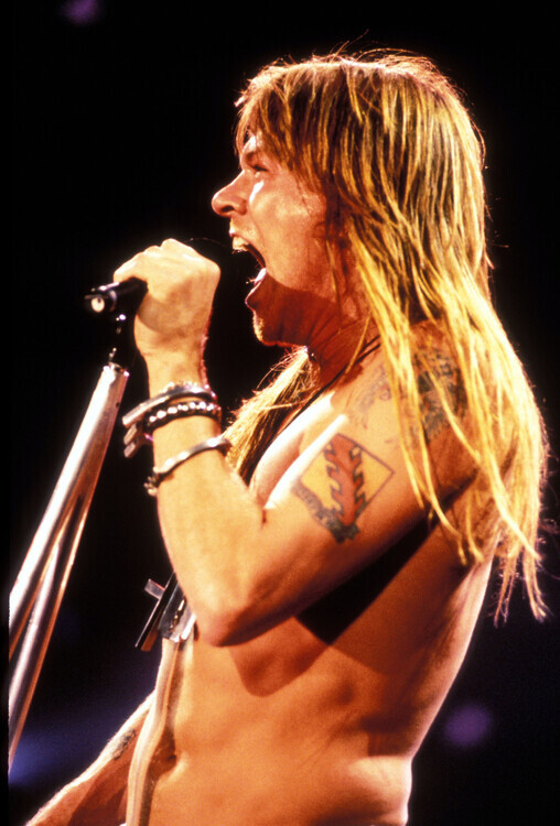 KMazur Plakát, Obraz - Guns N' Roses File Photos, 1990s, 26.7 × 40 cm