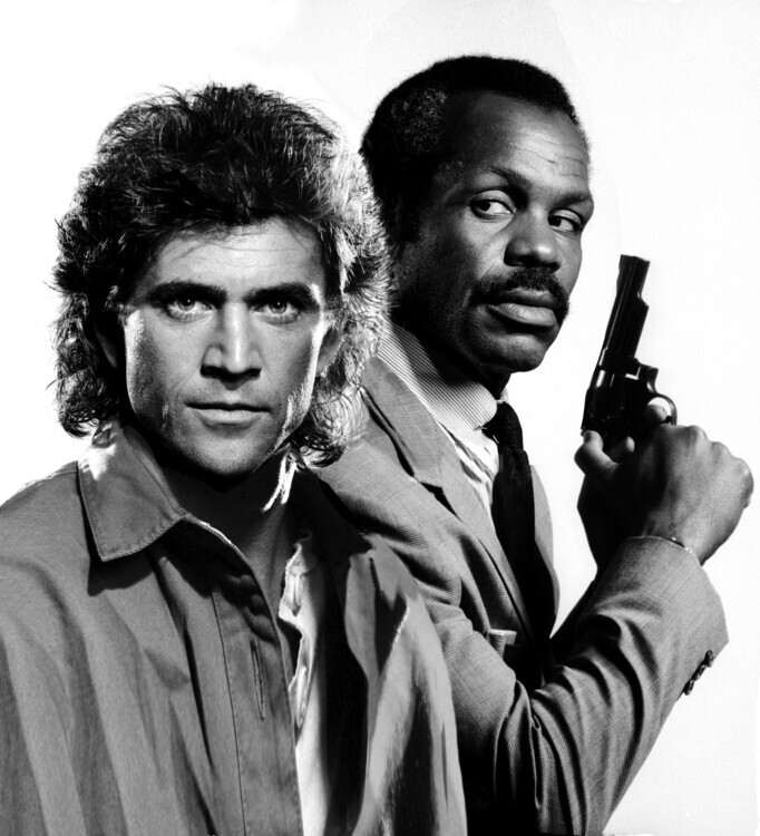 Aaron Rapoport Plakát, Obraz - Mel Gibson and Danny Glover 