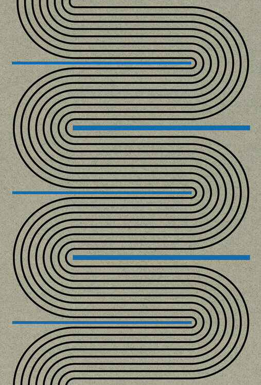 THE MIUUS STUDIO Plakát, Obraz - Curved Pathways, THE MIUUS STUDIO, 26.7 × 40 cm