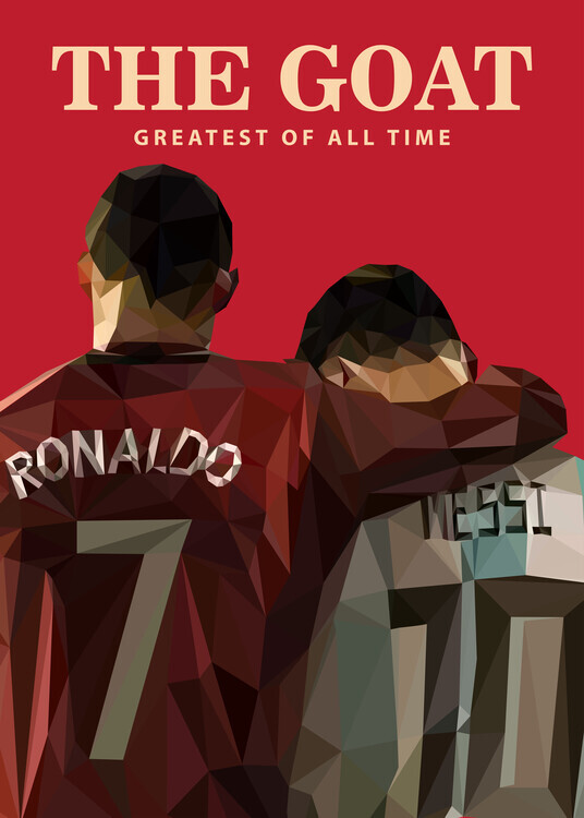 autor Plakát, Obraz - Messi x Ronaldo, 30 × 40 cm