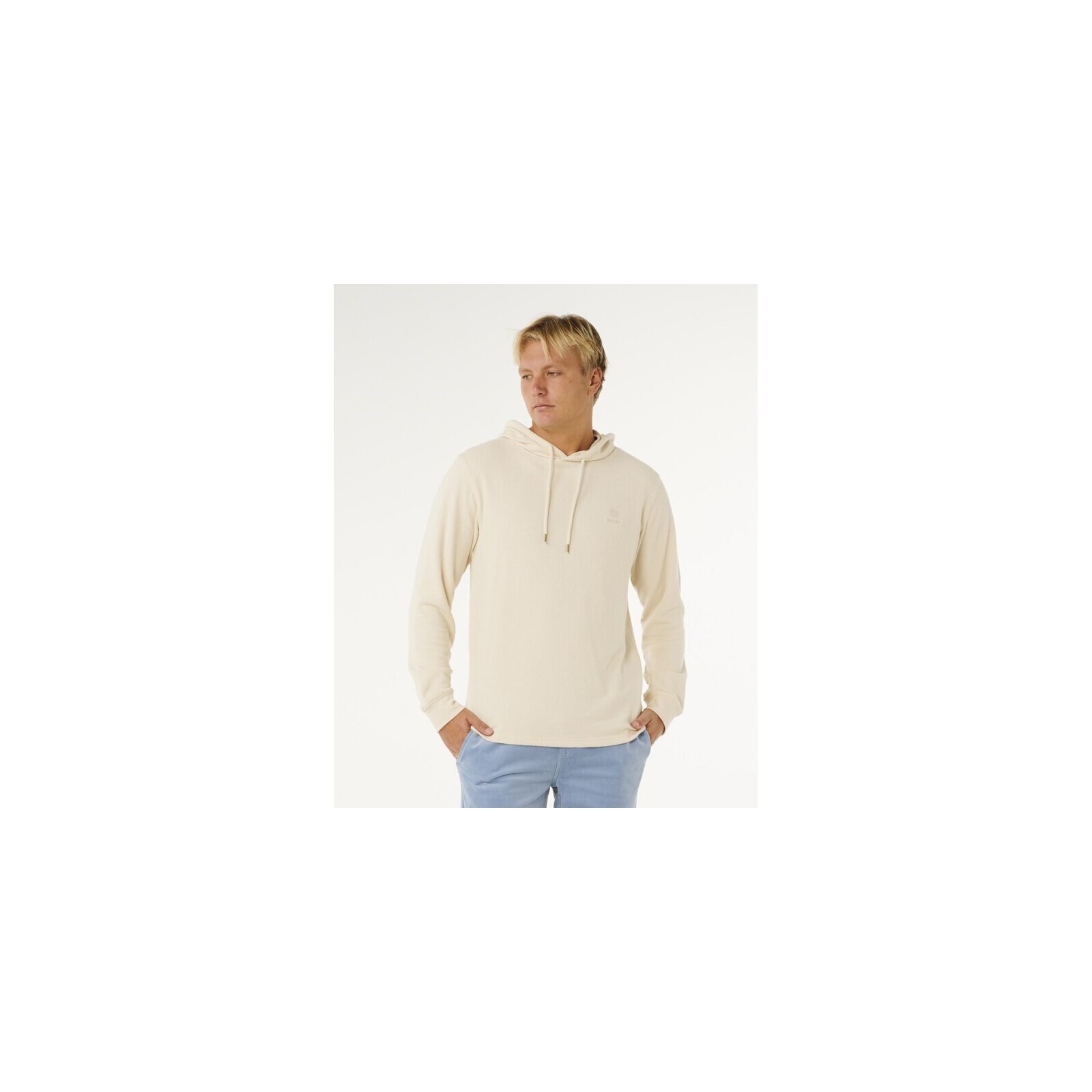 mikina RIP CURL - Pacific Rinse Tex Hood Vintage White (8861) velikost: M