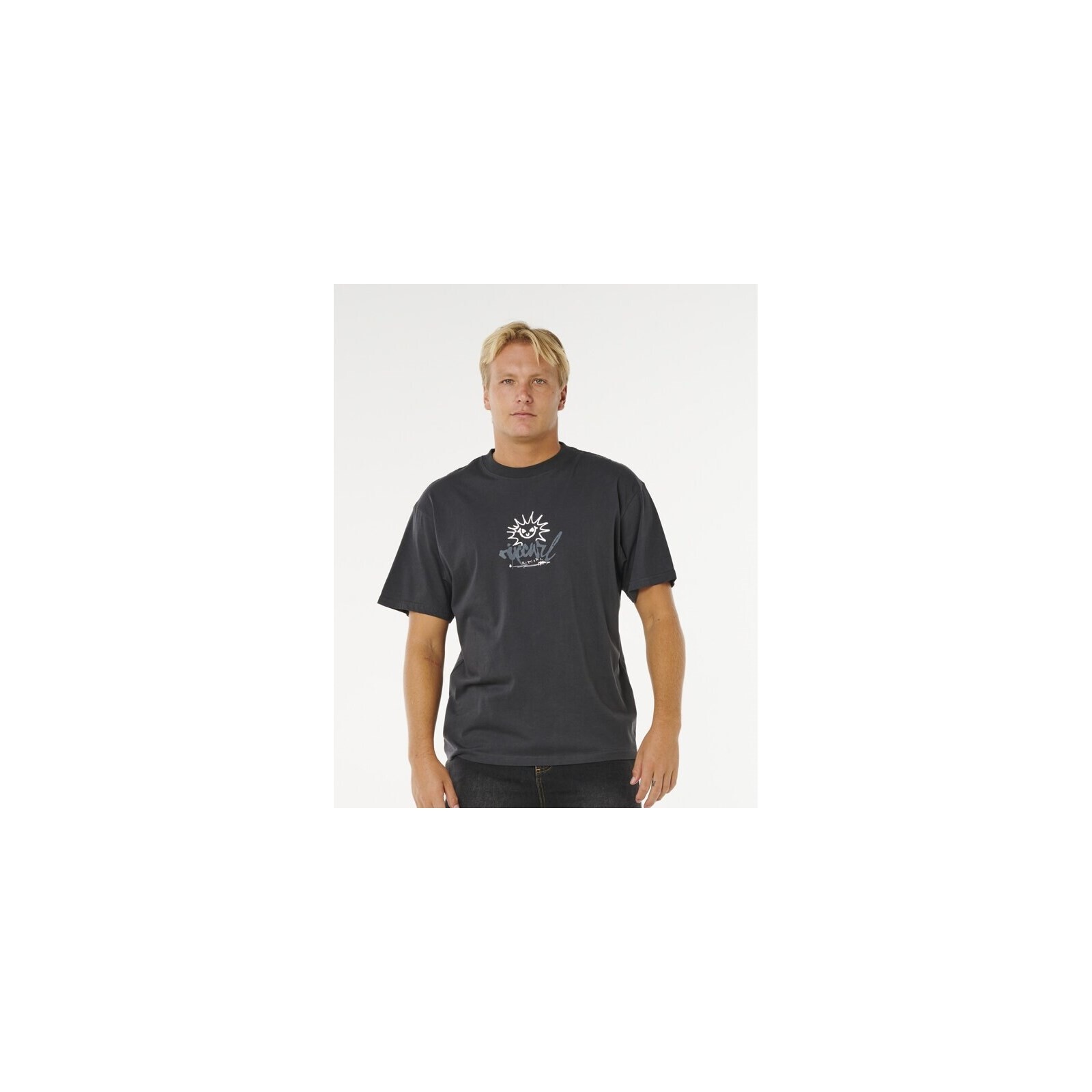 triko RIP CURL - Inner Visions Rotten Sun Tee Washed Black (8264) velikost: M